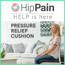 Top Tips for Hip Pain Relief Sitting, when Socialising or Travelling